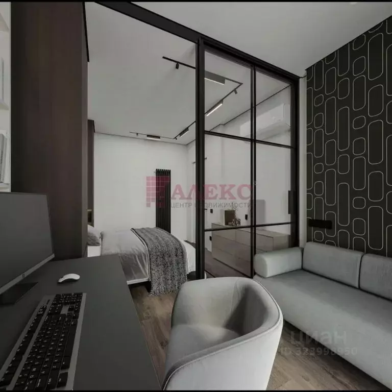 2-к кв. Ростовская область, Ростов-на-Дону Береговая ул., 73с1 (45.0 ... - Фото 1