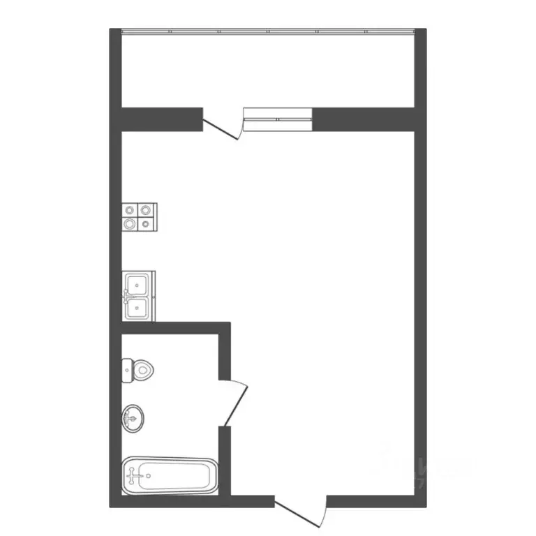 Студия Тюменская область, Тюменский муниципальный округ, д. Дударева ... - Фото 2