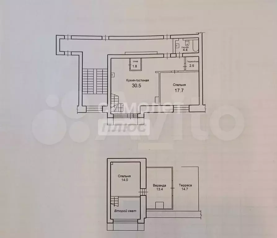 3-к. квартира, 109 м, 4/4 эт. - Фото 0