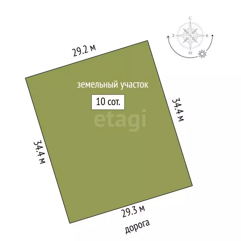 Участок в Родниковское сельское поселение, село Кубанское, Полевая ... - Фото 1