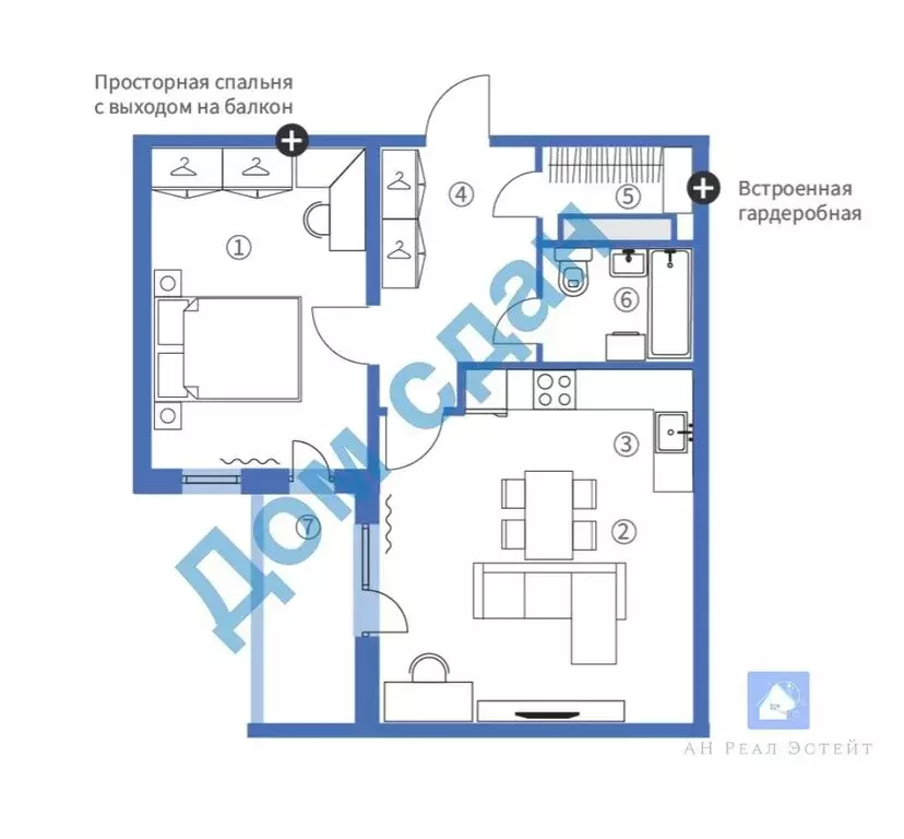 2-комнатная квартира: Петрозаводск, Оборонная улица, 9 (62.5 м) - Фото 0