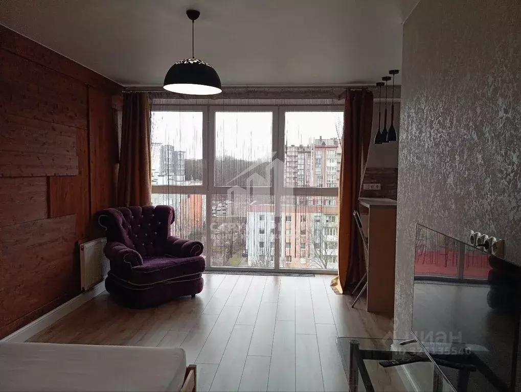 1-к кв. Калининградская область, Калининград ул. Юрия Гагарина, 16В ... - Фото 1