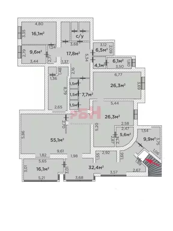 Офис в Тюменская область, Тюмень ул. Герцена, 86А (275 м) - Фото 1