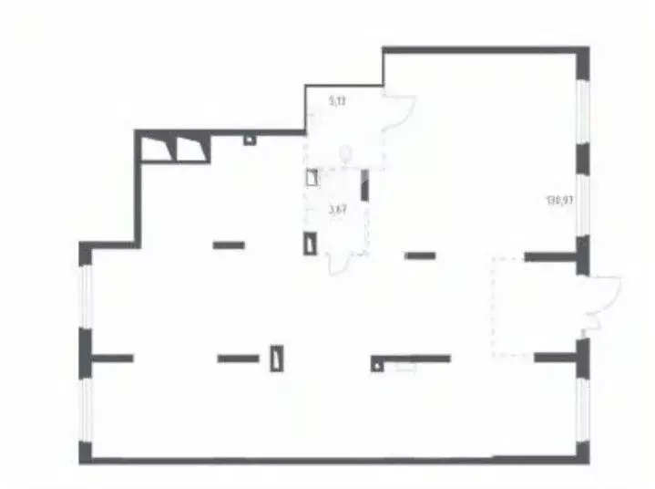 Торговая площадь в Москва ул. Любучанская, 2к1 (140 м) - Фото 2