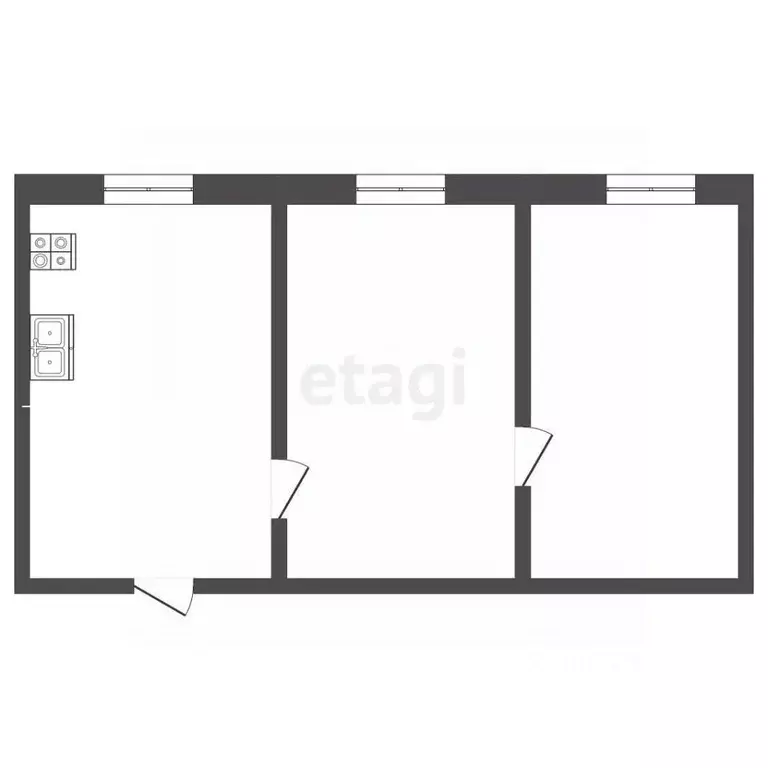 Комната Вологодская область, Вологда ул. Разина, 21 (29.0 м) - Фото 2