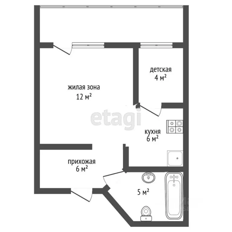 1-к кв. Удмуртия, Ижевск ул. Орджоникидзе, 65 (35.0 м) - Фото 1