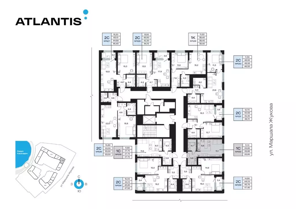 1-к кв. Башкортостан, Уфа Сипайлово жилрайон, Атлантис жилой комплекс ... - Фото 2