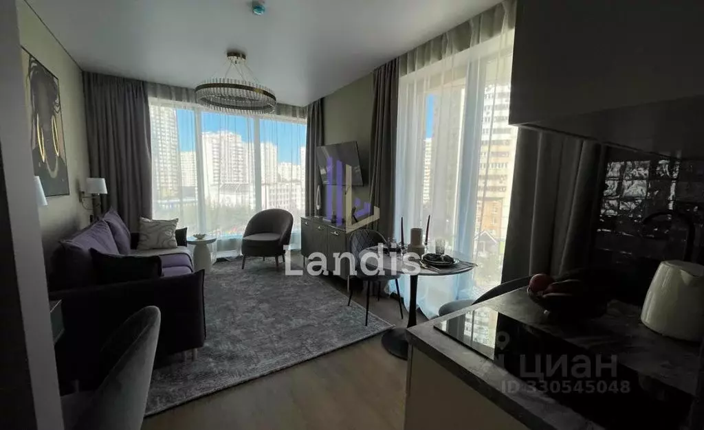Студия Московская область, Одинцово ул. Чистяковой, 8с2 (22.58 м) - Фото 1