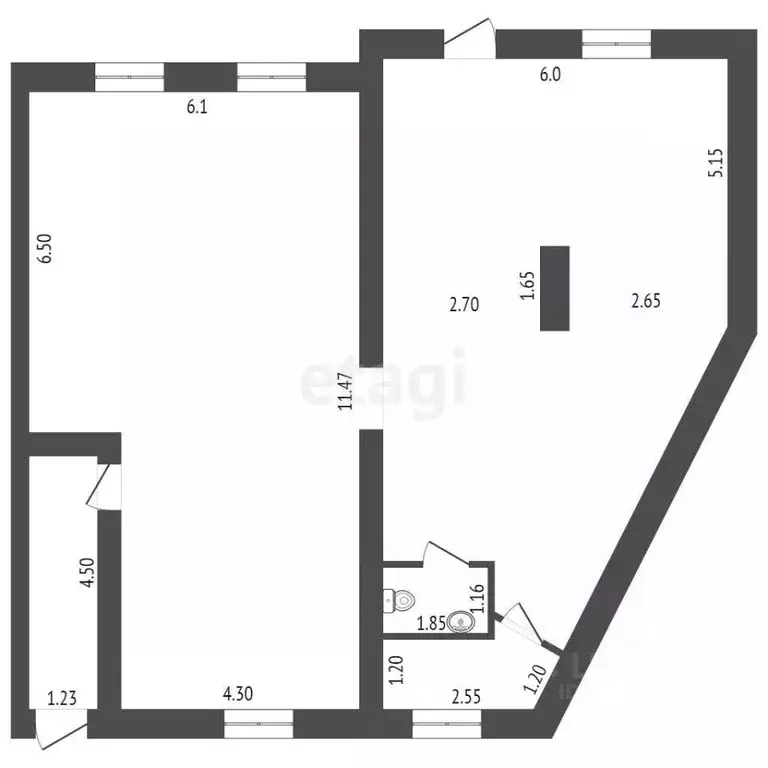 Офис в Мордовия, Саранск просп. 60 лет Октября, 49А (122 м) - Фото 2