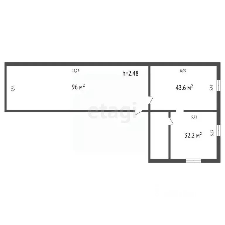 Помещение свободного назначения в Красноярский край, Красноярск ул. ... - Фото 2