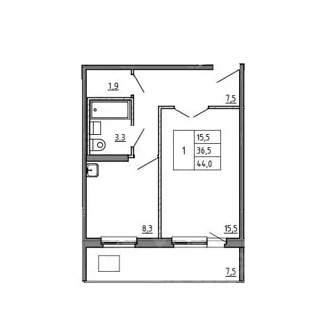 1-к кв. Приморский край, Уссурийск Семь Ветров мкр, Пархоменко жилой ... - Фото 0