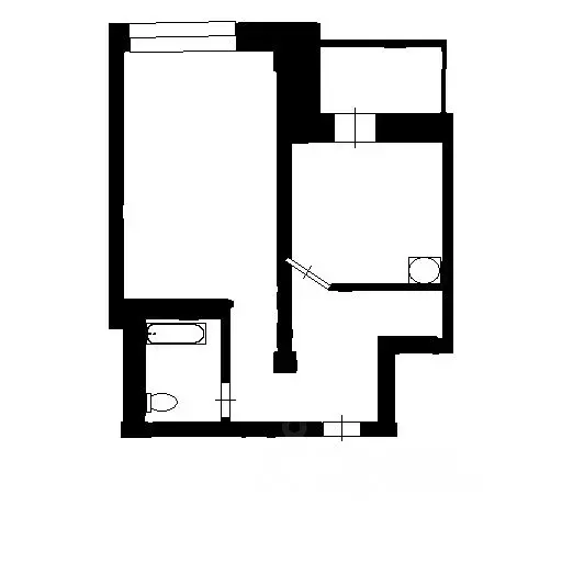 1-к кв. Новосибирская область, Новосибирск ул. Краузе, 21/1 (36.0 м) - Фото 1