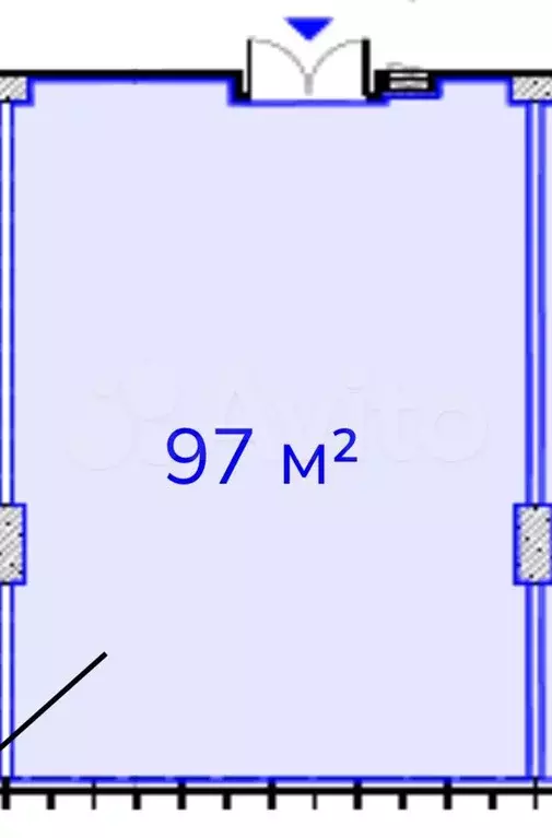 БЦ класса А офис 97 м2 - Фото 0