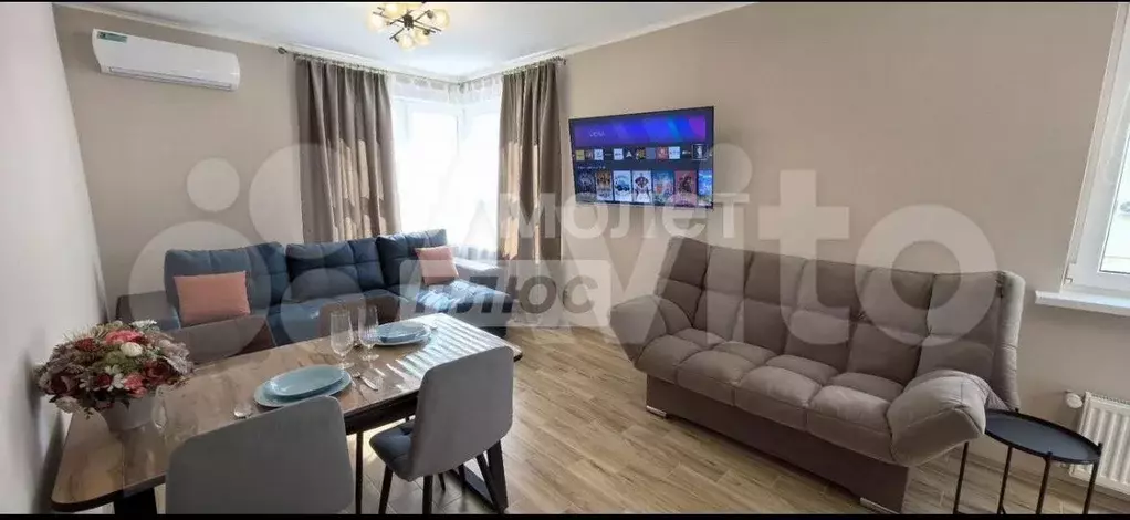 2-к. квартира, 56 м, 3/21 эт. - Фото 0