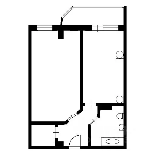 1-к кв. Санкт-Петербург Туристская ул., 10к1 (32.0 м) - Фото 1