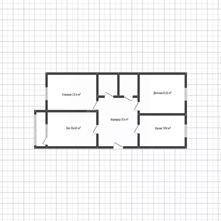 3-к кв. Адыгея, Майкоп городской округ, пос. Западный ул. Юбилейная, ... - Фото 2