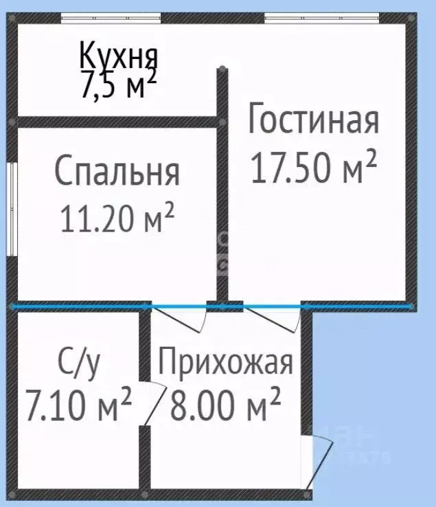 2-к кв. Дагестан, Махачкала ул. Зои Космодемьянской, 46Г (51.0 м) - Фото 2