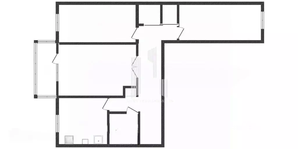 3-к кв. Краснодарский край, Новороссийск просп. Ленина, 21 (56.2 м) - Фото 2
