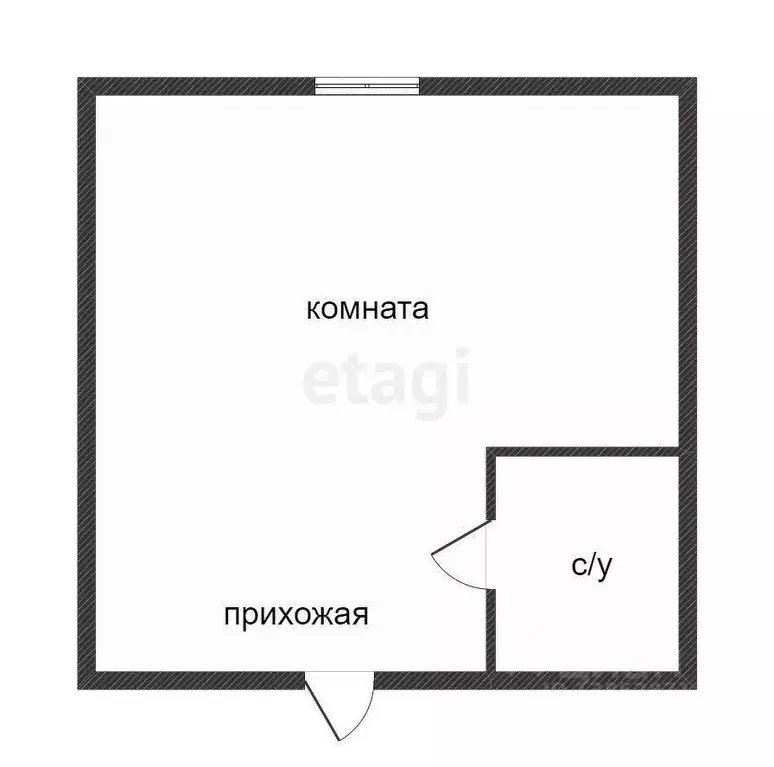 1-к кв. Приморский край, Владивосток ул. Адмирала Корнилова, 12 (18.0 ... - Фото 1