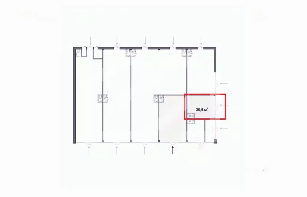 Помещение свободного назначения в Москва Тушинская ул., 24С15 (31 м) - Фото 2