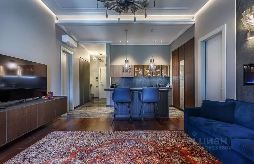 3-к кв. Москва ул. Усачева, 11Б (105.0 м) - Фото 1