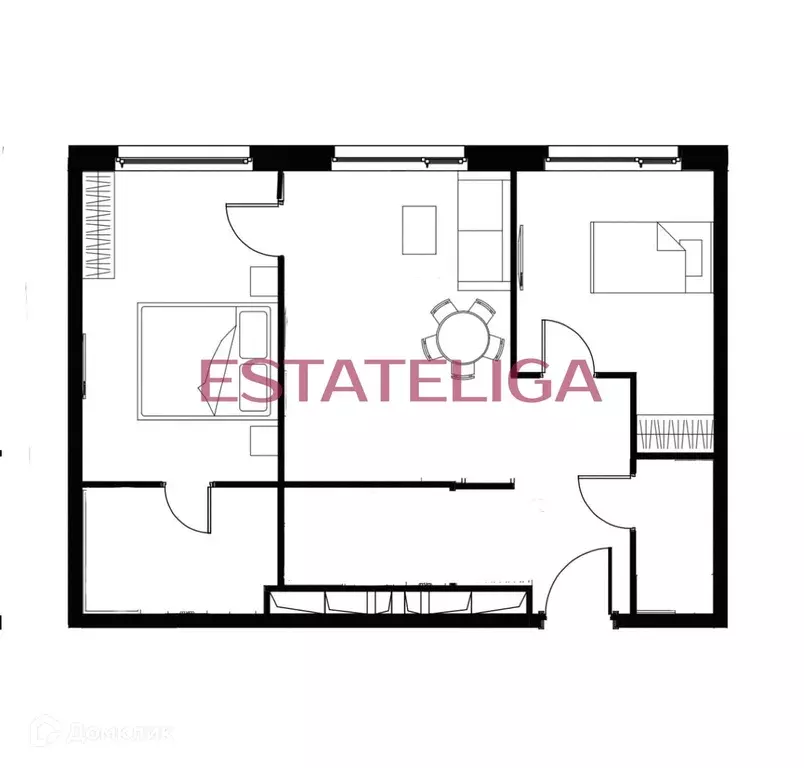 Продаётся 2-к квартира, 61.3 м - Фото 1