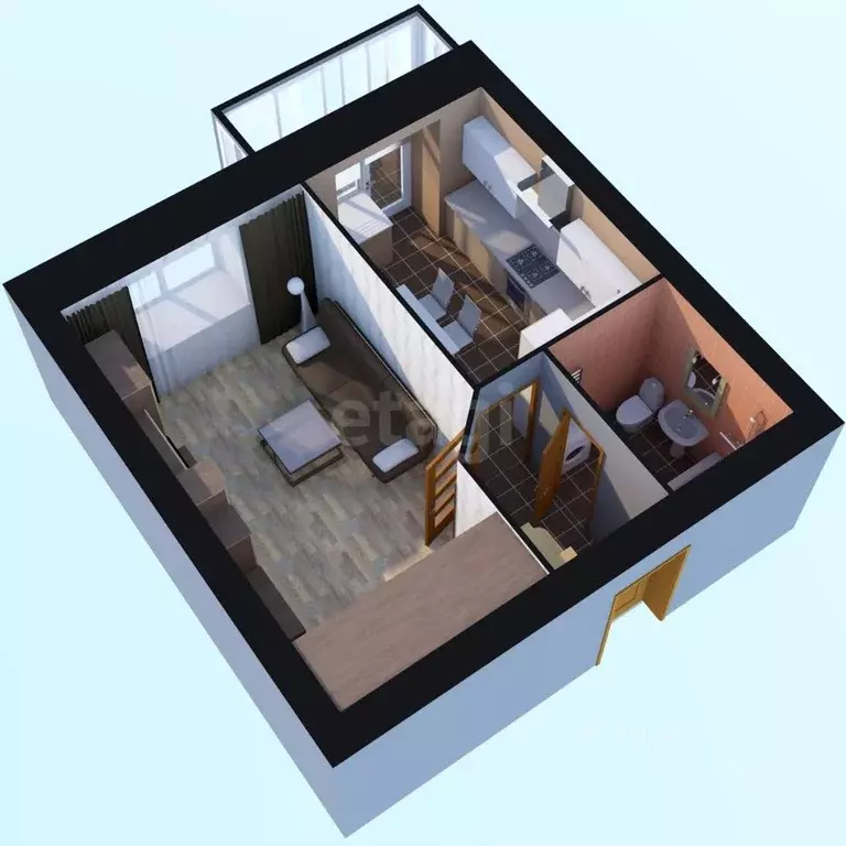 1-к кв. Ярославская область, Ярославль ул. Большая Донская, 10 (36.2 ... - Фото 1