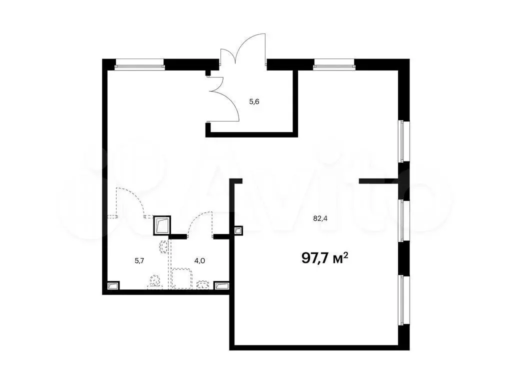 Продам помещение свободного назначения, 97.7 м - Фото 0
