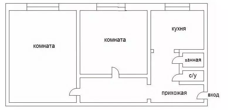 2-к кв. Тульская область, Тула Мясново мкр, проезд Ханинский, 15/1 ... - Фото 0