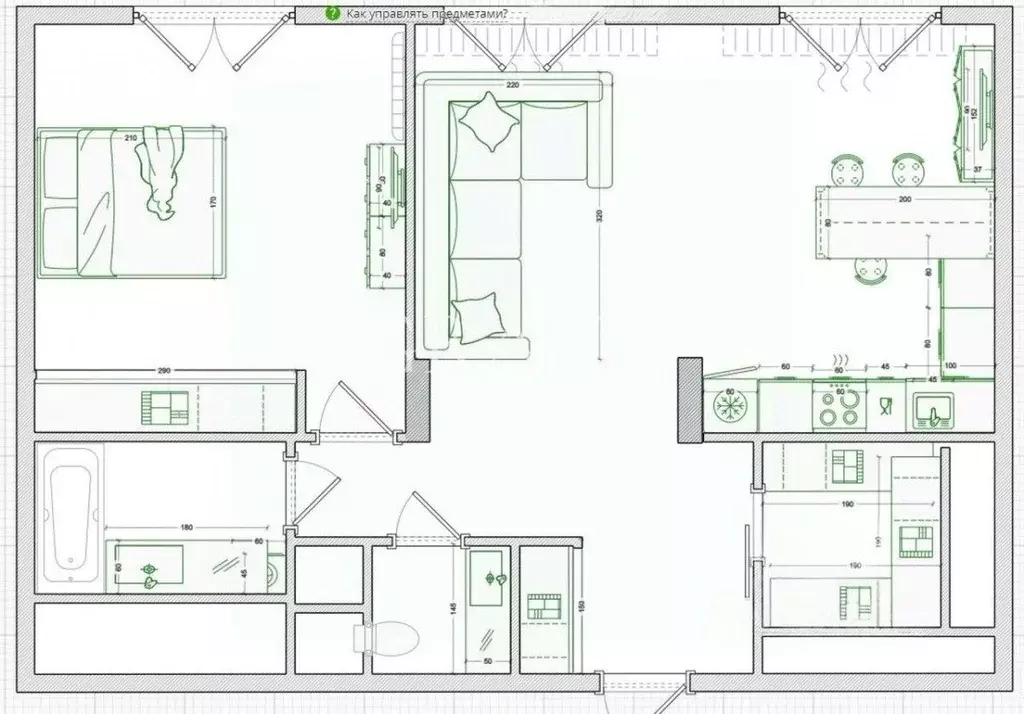2-к кв. Москва ул. Архитектора Щусева, 2к1 (68.7 м) - Фото 2