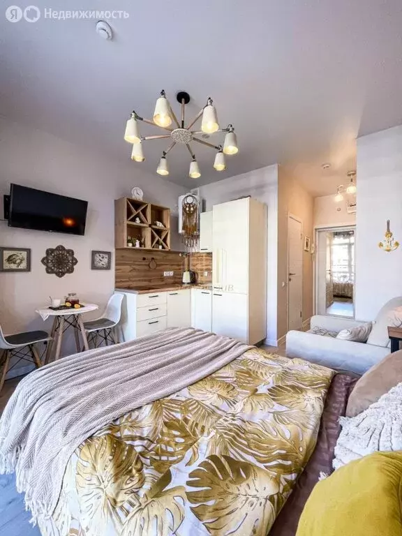 Квартира-студия: село Сукко, Мирная улица, 9к1 (25 м) - Фото 1