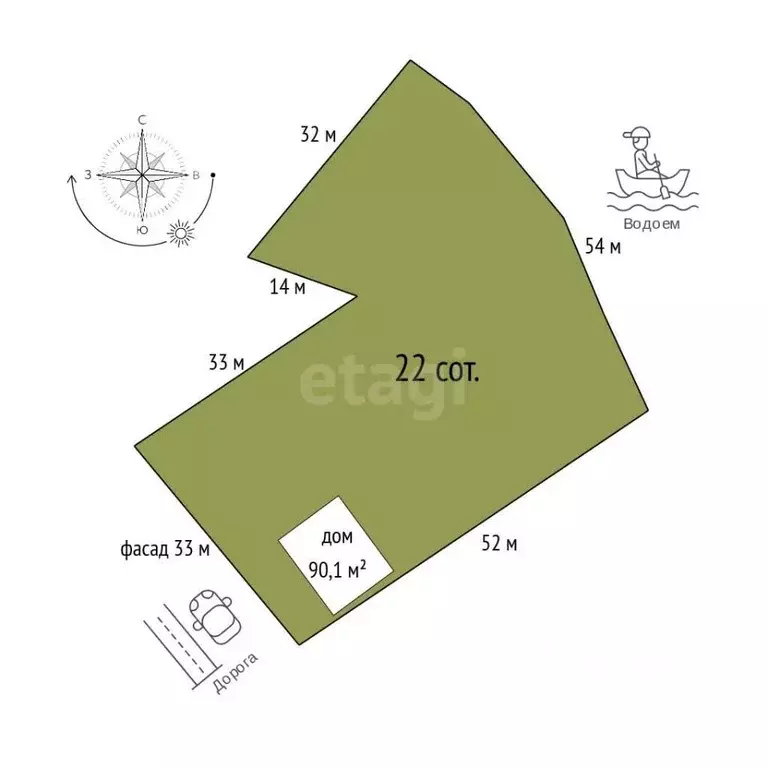 Дом в Краснодарский край, Геленджик городской округ, с. Текос  (90 м) - Фото 1