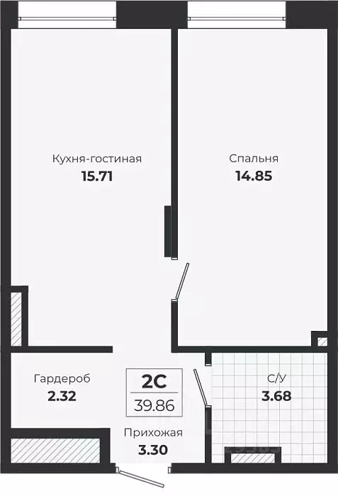 1-к кв. Новосибирская область, Новосибирск Лесоперевалка мкр, Ясный ... - Фото 0