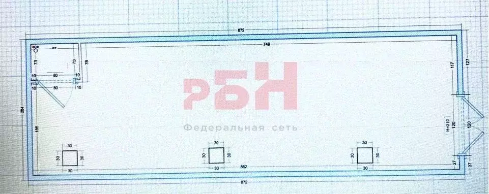 Торговая площадь в Свердловская область, Туринск ул. Спорта, 26 (183 ... - Фото 2