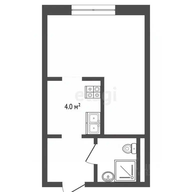 Студия Москва Автомобильный проезд, 4к7 (22.4 м) - Фото 2
