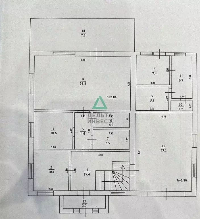 Дом в Башкортостан, Иглинский район, с. Акбердино ул. Горнолыжная, 28 ... - Фото 2
