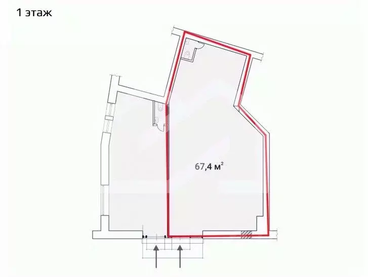 Помещение свободного назначения в Москва Никольская ул., 25 (67 м) - Фото 2