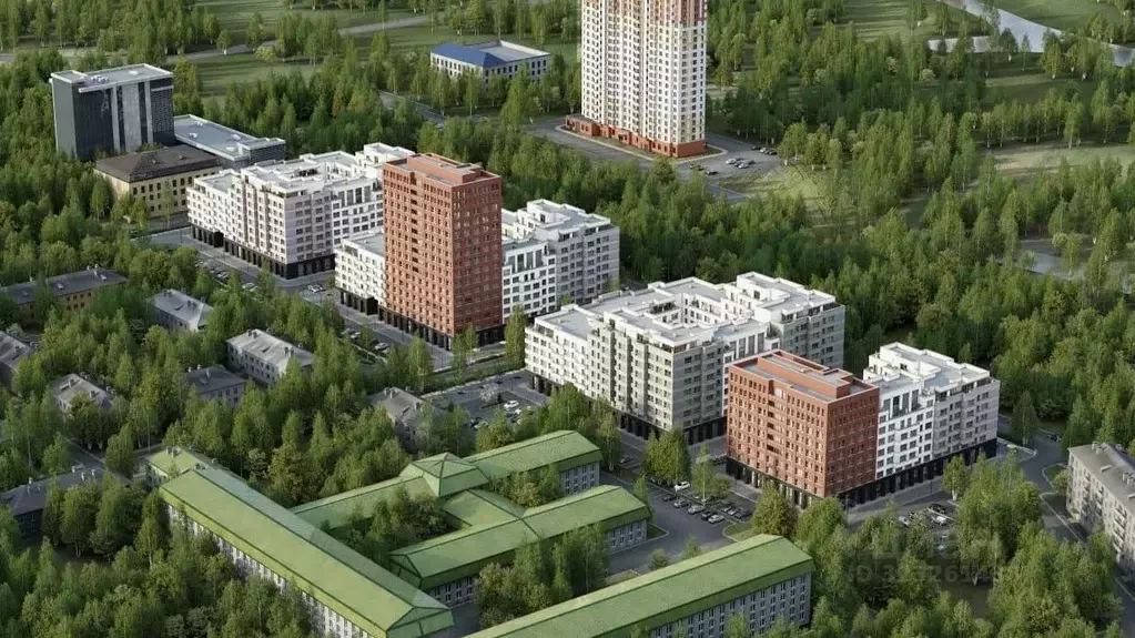 Студия Ханты-Мансийский АО, Сургут 1-й мкр, Нефть жилой комплекс (24.0 ... - Фото 2