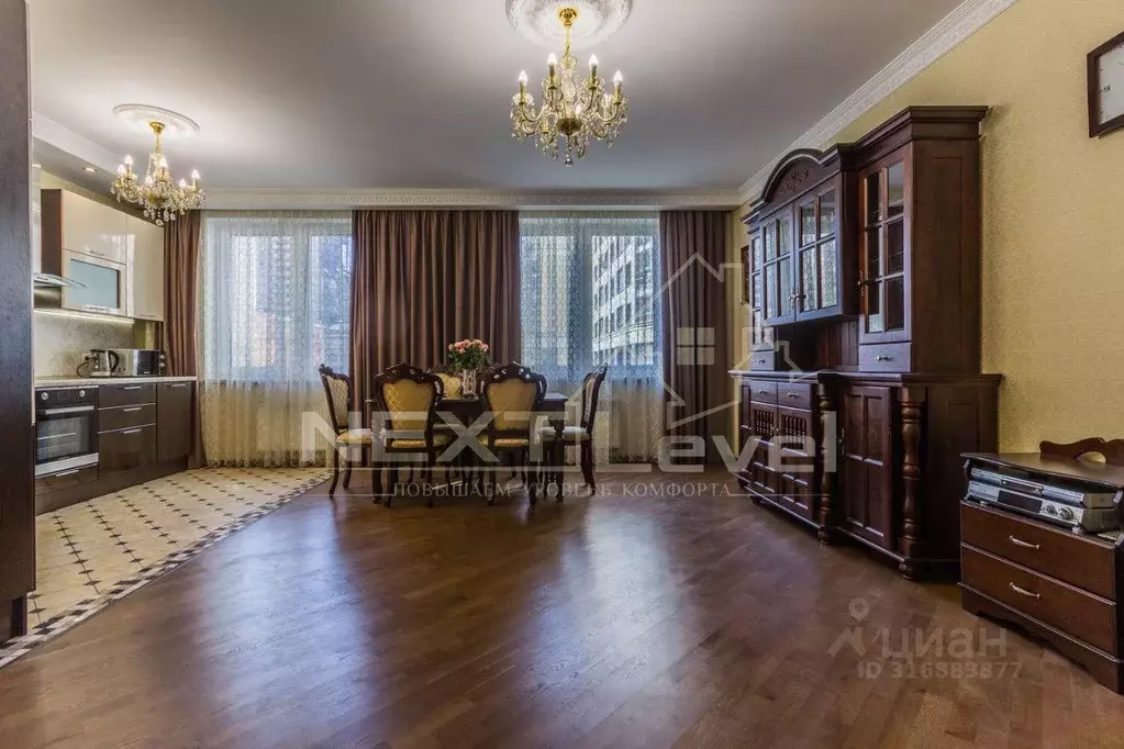 Квартира, 3 комнаты, 110.9 м - Фото 1