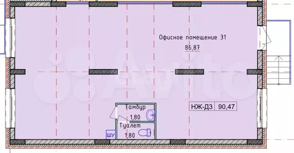 Продам помещение свободного назначения, 90.47 м - Фото 0