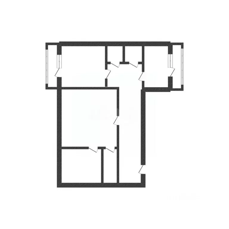 3-к кв. Курганская область, Курган ул. Климова, 56 (62.2 м) - Фото 2