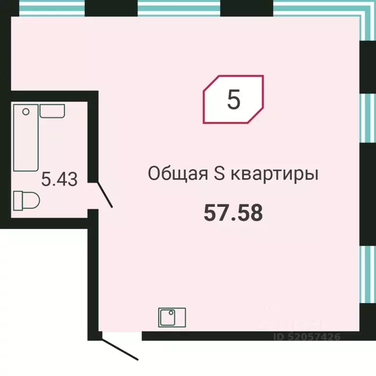2-к кв. Приморский край, Владивосток Санаторная мкр, ул. Третья, 5В ... - Фото 0