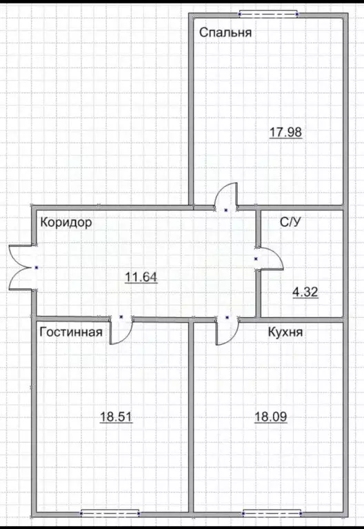 2-к кв. Дагестан, Дербент Строительная ул., 3 (70.0 м) - Фото 2