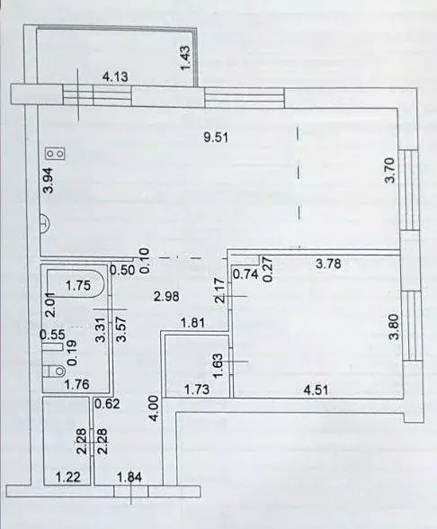 3-к кв. Татарстан, Казань проезд Юнуса Ахметзянова, 8 (78.2 м) - Фото 2
