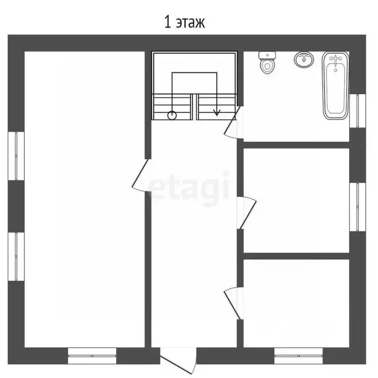 Дом в Вологодская область, д. Дудинское  (110 м) - Фото 2