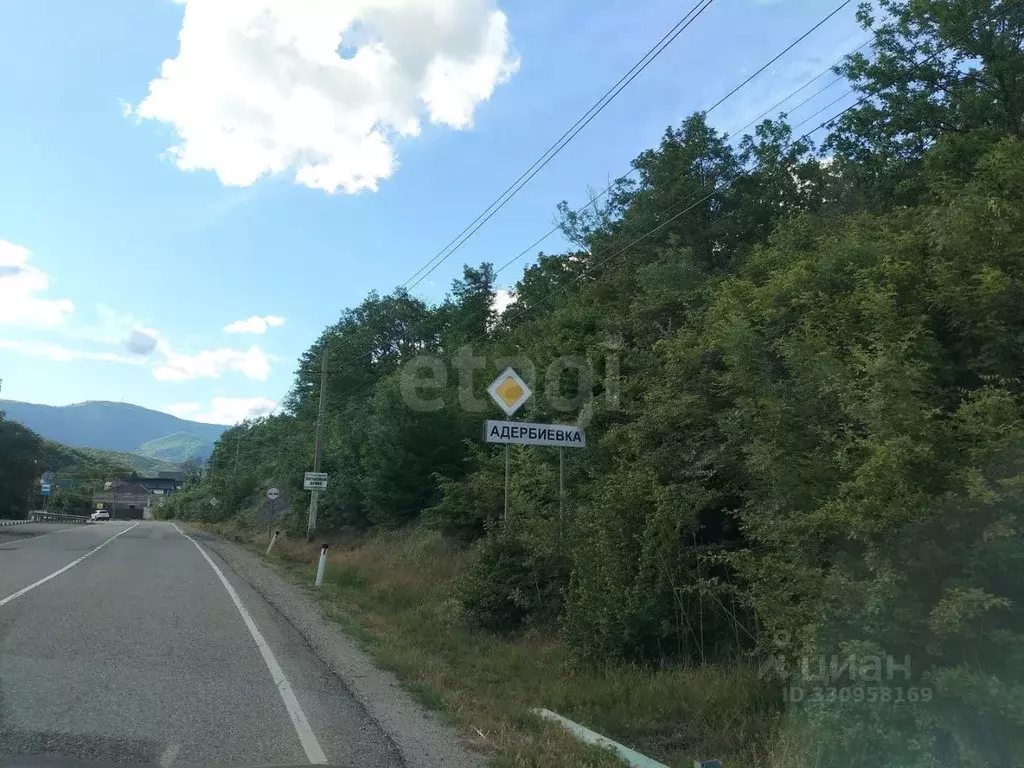 Участок в Краснодарский край, Геленджик городской округ, с. Адербиевка ... - Фото 1
