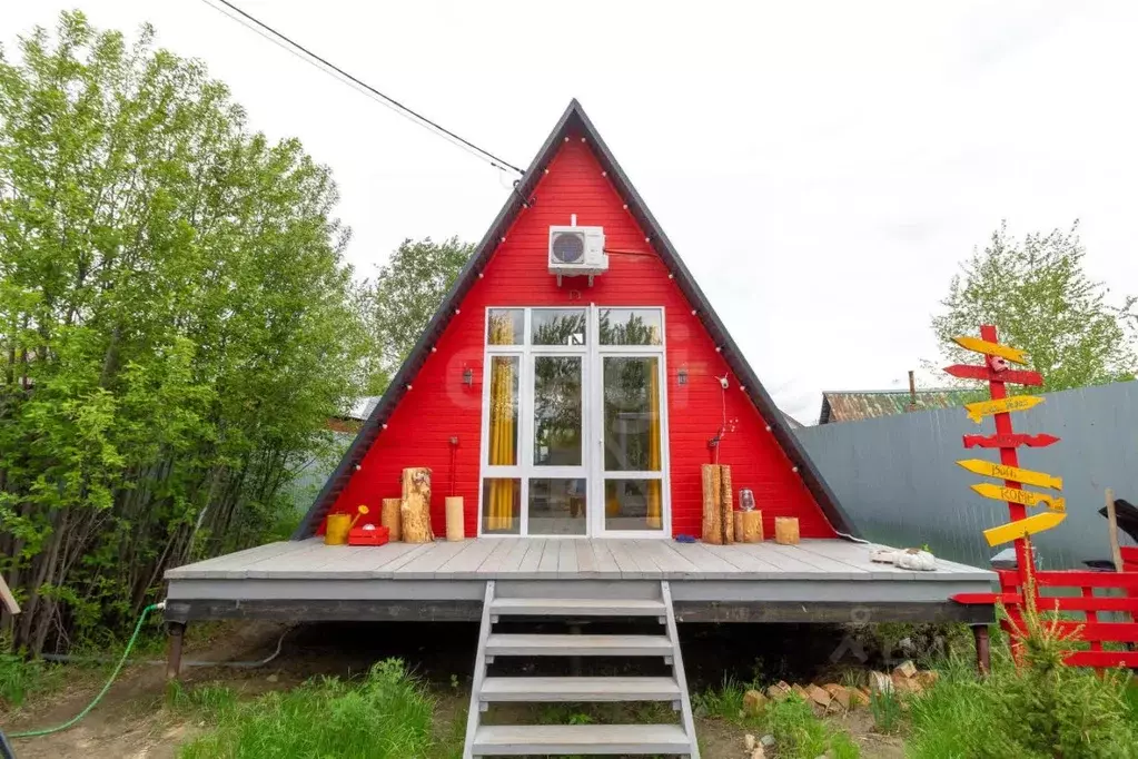 Дом в Тюменская область, Тюмень Подорожник СНТ, ул. Светлая (50 м) - Фото 1