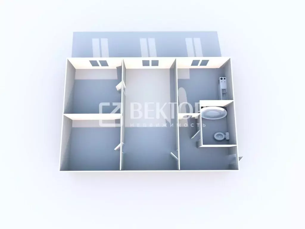 2-к кв. Костромская область, Кострома ул. Нижняя Дебря, 63 (50.0 м) - Фото 2