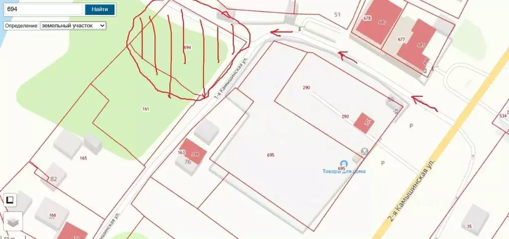 Участок в Кемеровская область, Кемерово ул. 2-я Камышинская (9.7 сот.) - Фото 1