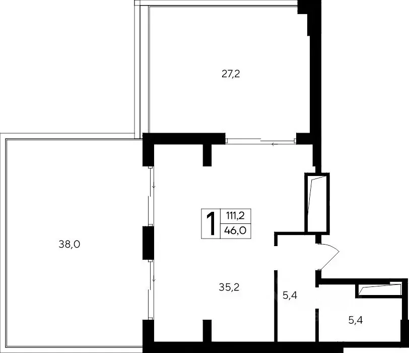 1-к кв. Крым, Евпатория Курортный кв-л,  (111.2 м) - Фото 1